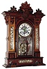 William L. Gilbert Clock Co., Winsted, Conn., "Amphion", 8 day, time and strike, mantel clock, c1885.
