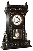 F. Kroeber Clock Co., "Hartford", 8 day, time and strike, mantel clock, c1881.