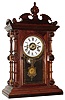 Welch, Spring and Co., Forestville, Conn., "Cary, V.P.", 8 day, time and strike/alarm rosewood mantel clock, c1880