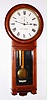 Seth Thomas Clock Co., Thomaston, Conn., "Regulator No. 2" 8 day weight driven walnut timepiece, 1886