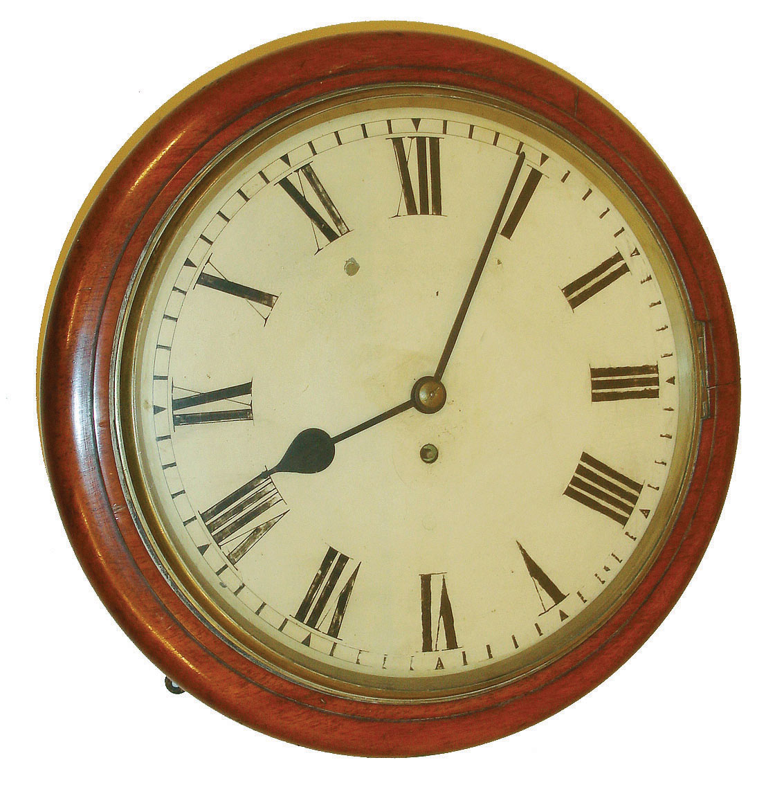 English, 8 day, spring fusee movement postal clock or timepiece, c1900 — Antique Clocks Price Guide