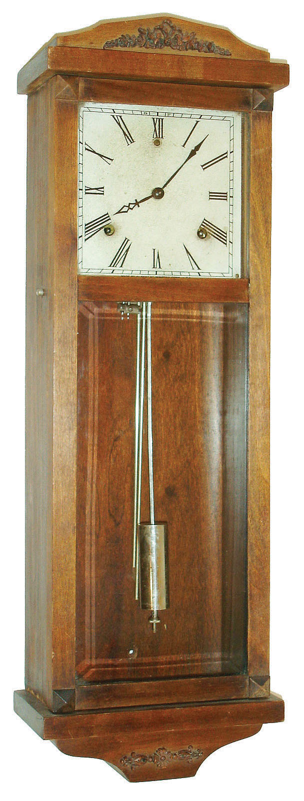 William L. Gilbert Clock Co., Winsted, Conn., No. 3080 "Hollywood" with Normandy Chimes, 8 day, time and strike wall clock, c1929 — Antique Clocks Price Guide