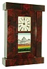 Chauncey Jerome, New Haven, Conn., 8 day, time and strike fusee brass movement shelf clock.  These cases are usually found with highly figured mahogany or maple veneer with weight driven or fusee movements, c1850