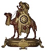 French figural clock, Japy Freres, white metal, 8 days, time and strike, movement also signed Blot & Drouard, Paris, c1880