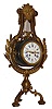 French Lyre form mantel clock, Japy Freres 8 days, time and strike, pendule a Paris movement counting the hours on a bell and with a single blow at the half hour, gray marble case with gilt bronze ornament, signed white enamel dial with blue Roman numerals and Arabic outer five minute markers, gilt Louis XV style hands, all mounted to a later, gilt tripod base, c1880