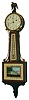 E. Howard & Co., Boston, Mass., 8 day, weight patent or banjo timepiece, for Bigelow, Kennard & Co, c1925  This clock was given as a gift with brass plaque that reads: "Presented to Colonel John F. Osborn by the officers of the 101st Engineers on his retirement from command March 24th, 1927"