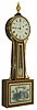 E. Howard & Co., Boston, Mass., 8 day, weight brass movement patent or banjo clock or timepiece, c1992