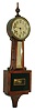 E. Ingraham & Co., "Nyanza", 8 day, time and strike banjo clock, c1915