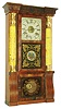 Seth Thomas, Thomaston, Conn., 8 day, time and strike column & cornice shelf clock.  c.1870