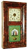 Jerome and Co., (New Haven Clock Co.), New Haven, Conn., 8 day, time and strike OOG shelf clock.