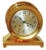 Chelsea Clock Co., Boston, "U.S. Constitution" brass 8 day ship's bells commemorative mantel clock, number 93 in limited issue of 750, c1994