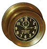 Chelsea Clock Co., Boston, "Mark I Boat Clock, U.S. Navy" WWII brass 8 day marine timepiece, dated 1941