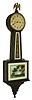 New Haven Clock Co., New Haven, Conn., "Willard", 30 day double wind patent or banjo clock or timepiece c1911