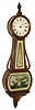 Unknown, Massachusetts, 8 day, weight brass movement banjo clock or timepiece, c1830