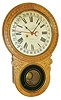 Seth Thomas Clock Co., Thomaston, Conn., 8 day, oak case simple calendar wall clock or timepiece, c1900  We could not find this model in the catalog.