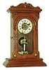 Ansonia Clock Co. Ansonia, Conn., 30 hour small time and alarm mantel clock.  We could not find this specific model in the catalog.