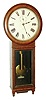 Seth Thomas Clock Co., Thomaston, Conn., "Regulator No. 1" 8 day, weight brass movement wall clock or timepiece, c1885