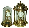Clocks- 2 (Two) German 400 day disFork pendulum mantel clocks, one signed Fortuna, c1910
