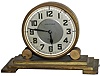 Waltham brass 8 day double-side partner's timepiece, 1933