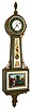 Waltham Watch Co., Waltham, Mass., 8 day, weight patent or banjo timepiece, c1930