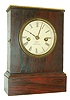 Chauncey Jerome, New Haven, Conn., 8 day, time and strike fusee spring shelf clock, c1850
