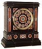 LeRoy & Fils, Paris and London, marble 8 day time and strike mantel clock, c1890
