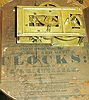 E. & A. Ingraham, Bristol, Conn., 8 day gilt gallery timepiece, c1855