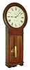 Seth Thomas Clock Co., Thomaston, Conn., "Regulator No. 2", 8 day, weight brass movement wall timepiece, c1900