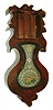 Forestville Mfg. Co. (J.C. Brown), Forestville, Conn., empty wall acorn clock case.