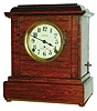 Seth Thomas Clock Co., Thomaston, Conn., Sonora Chime 4 bell 8 day time and Westminster chime rosewood Adamantine mantel clock, c1914