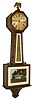 New Haven Clock Co., New Haven, Conn., "Washington", 8 day, time, strike and Westminster chime banjo clock.  c 1923