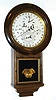 Welch, Spring & Co., for D. J. GALE, "Round Drop No. 2", Astronomical calendar clock, 8-day time and strike, original painted dial showing patent date of Feb 1871,  c1875