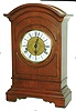 Trend Clocks by Sligh, Zeeland, Michigan, stained wood 8 day Westminster chime reproduction bracket clock, 1974