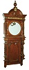Waterbury Clock Co., "Augusta" CASE ONLY oak hanging clock, c1893