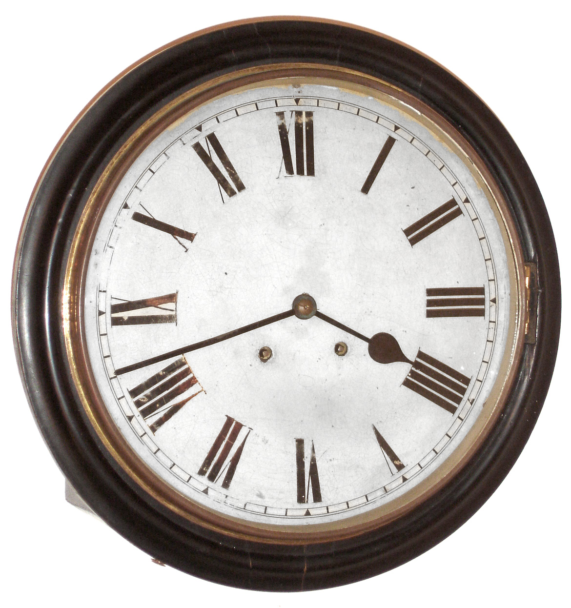 Winterhalder and Hofmeier, Germany 8 day, time and strike stained wood gallery clock, in the style of an English dial, c1890 — Antique Clocks Price Guide