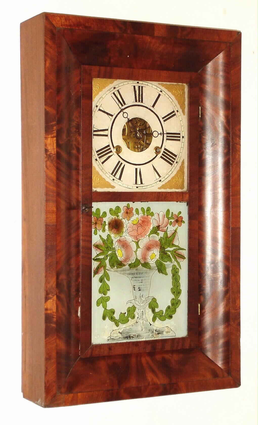 Chauncey Jerome, Bristol, Conn.. 30 hour, time and strike, OG shelf clock, c1842. — Antique Clocks Price Guide