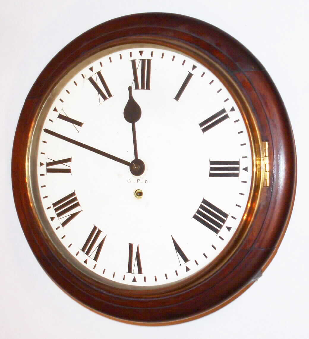 English, 8 day dial or pub fusee cable driven time piece. Movement is stamped "Coventry, Astral", c1900. — Antique Clocks Price Guide