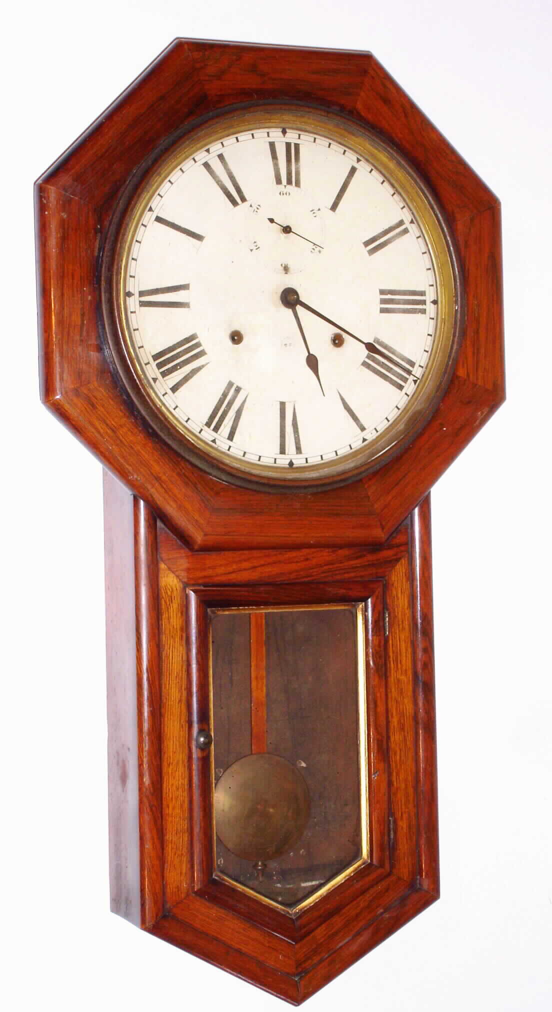 Seth Thomas Clock Co., Thomaston, Conn., "World" rosewood 15 day long drop time piece, c1896 — Antique Clocks Price Guide
