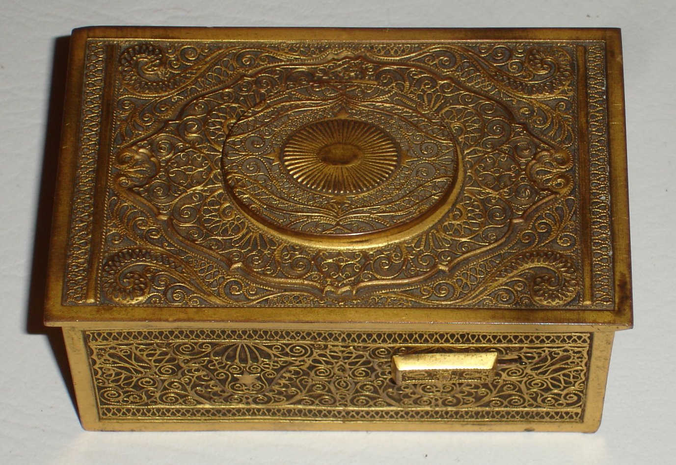 German brass singing bird box, c1935 — Antique Clocks Price Guide