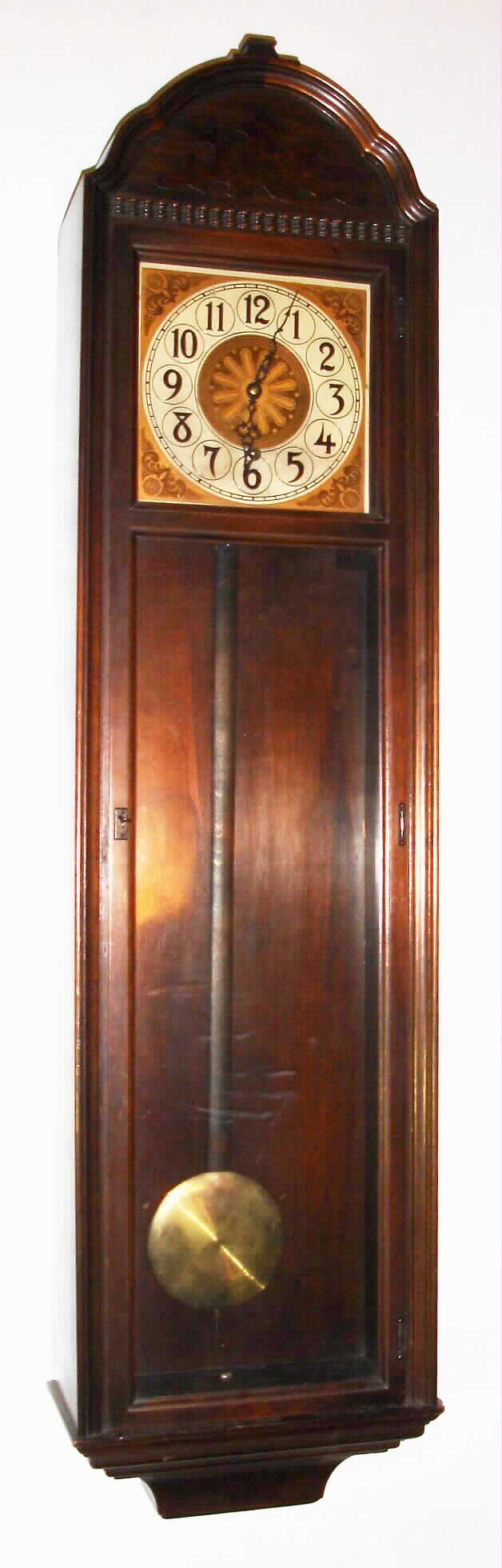 Kienzle, Germany, walnut year-duration fusee hanging time piece, c1925 — Antique Clocks Price Guide