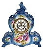 Ansonia Clock Co., New York, "La Vendee" 8 day, time and strike porcelain clock, c1902