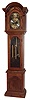 Seth Thomas Clock Co., modern oak tall clock, German Urgos 8 day Westminster chime movement, c1976.