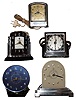 Clocks- 5 (Five) Deco G.E. electric metal and Bakelite desk models, c1930