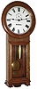 Seth Thomas Clock Co., Thomaston, Conn., "Regulator No. 2", oak 8 day, time only weight driven, c1900