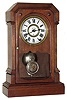 Seth Thomas Clock Co., Thomaston, Conn., "Troy V.P." walnut 8 day, time and strike city clock, c1880
