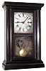 Forestville Manufacturing Company, J.C. Brown, Bristol, Conn., mantel clock, 8 day, time and strike, double fusee movement in rosewood case with ripple molded cornice, base and door, etched and cut glass lower tablet and painted metal dial, c1845