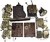 Movements- 12 (Twelve) wooden and brass for restoration projects and parts.