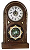 Seth Thomas Clock Co., Thomaston, Conn., "Chicago" 8 day, time and strike rosewood City shelf clock, c1890