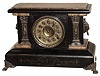 Seth Thomas Clock Co., Thomaston, Conn., No. 102 Adamantine 8 day, time and strike mantel clock, 1895