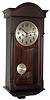 Seth Thomas Clock Co., Thomaston, Conn., "Chime Clock No. 102" mahogany 8 day Westminster chime wall clock, c1919